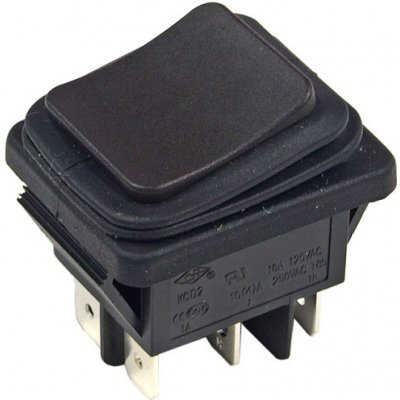 andos Náhradní pedálový spínač s gumovou manžetou 6 pin pro dětská elektrická vozítka – Zboží Mobilmania