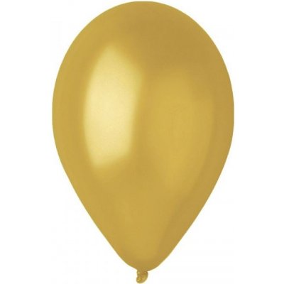 Nafukovací balónky 10" Metal zlaté – Sleviste.cz