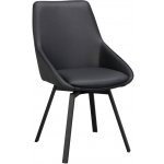 Rowico Alison Černá kožená s černou podnoží – Hledejceny.cz