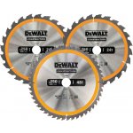 DeWALT DT1963 Sada pilových kotoučů 250 × 30 mm 48z 3 ks – Zbozi.Blesk.cz