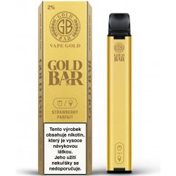 Gold Bar Jahodová zmrzlina 20 mg 600 potáhnutí 1 ks