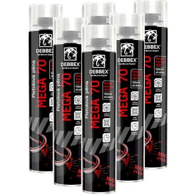 Den Braven Pistolová pěna MEGA 70 870 ml 12 ks – Sleviste.cz