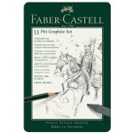 Faber-Castell Pitt Monochrome Graphite 112972 grafitová tužka sada 11 ks – Zboží Dáma