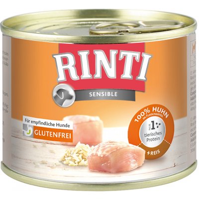 Rinti Sensible kuřecí maso a rýže 12 x 185 g