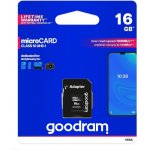 Goodram microSDHC 16 GB UHS-I U1 M1AA-0160R12 – Sleviste.cz