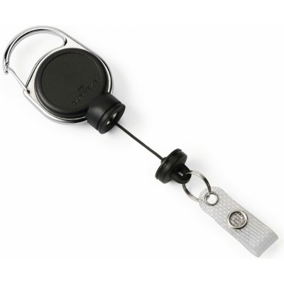 Durable Držák jmenovek Extra Strong, černá, výsuvný, patent, DURABLE 832901 106976 – Zboží Dáma