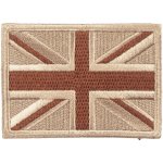 Nášivka: Vlajka Velká Británie | béžová | hnědá – Zboží Dáma