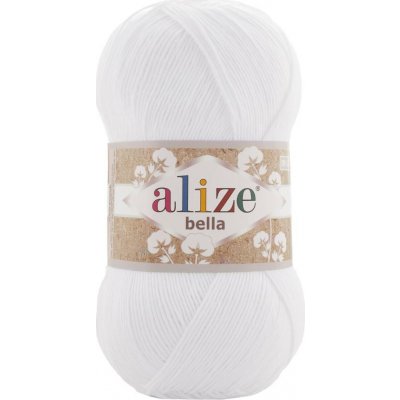 Alize příze Bella 55 bílá – Sleviste.cz