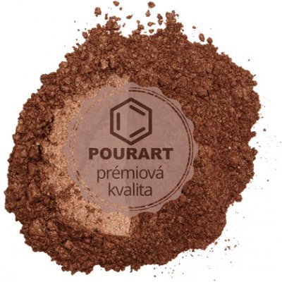 PourArt Metalický prášek DK411 Pearl Coffee Brown 10 g – Zboží Dáma