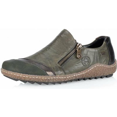 Reiker Dámské polobotky L7571 54 zelená W5 – Zboží Mobilmania