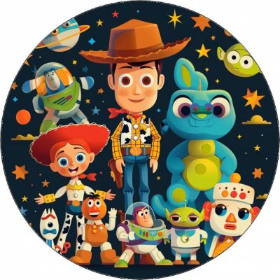 Jedlý papír Toy story Woody ve vesmíru 19,5 cm - Pictu Hap – Zboží Mobilmania
