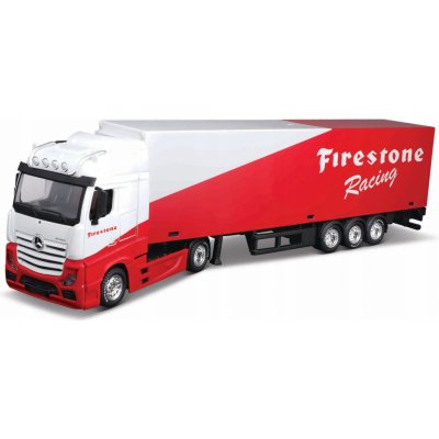 Bburago Mercedes Actros with trailer Falken Tires 1:43 – Zbozi.Blesk.cz