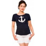 Be MaaMaa těhotenské kraťasy Jeans Tommy bílé s proužkem – Hledejceny.cz