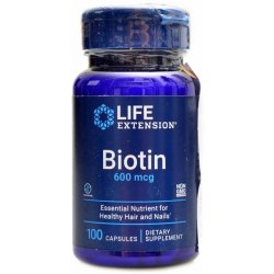 Life Extension Biotin 100 kapsle