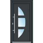 OknaDvereNaMiru.cz Vchodové plastové dveře STYL 1412 ořech 100 x 220 cm – Hledejceny.cz