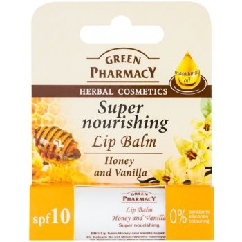 Green Pharmacy Lip Care výživný balzám na rty SPF 10 3,6 g