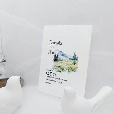 Svatební oznámení Horská louka 1 – Hledejceny.cz
