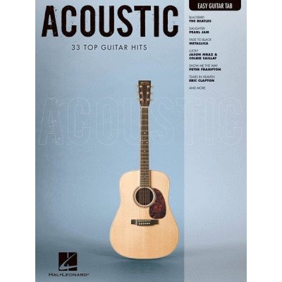 Acoustic 33 Top Guitar Hits noty, tabulatury na snadnou kytaru – Hledejceny.cz