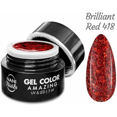 NANI UV gel Amazing Line Brilliant Red 5 ml – Zboží Dáma