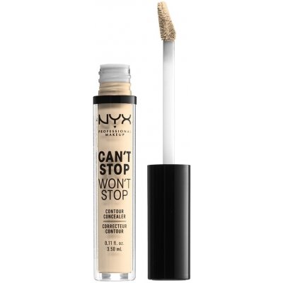 NYX Professional Make-up Can't Stop Won't Stop Tekutý korektor 01 Pale 3,5 ml