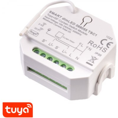 SMART spínač dimLED Tuya TSC1 pro rolety a žaluzie - SMART spínač dimLED Tuya TSC1 pro rolety a žaluzie – Hledejceny.cz