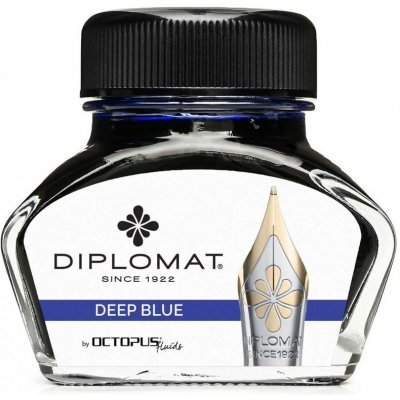 Diplomat Octopus Deep Blue lahvičkový inkoust modrý – Zboží Dáma Diplomat Octopus Deep Blue lahvičkový inkoust modrý – Zboží Dáma
