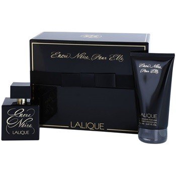 Lalique Encre Noire pour Elle EDP 100 ml + sprchový gel 150 ml dárková sada