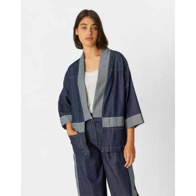 SKFK Maitena GOTS Jacket Raw Denim – Zboží Dáma