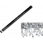 Konfety 80 cm STŘÍBRNÉ STUŽKY METALICKÉ Silvestr – Zboží Dáma