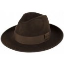 Fedora klobouky čokoládová Gift3 HT-1073-4
