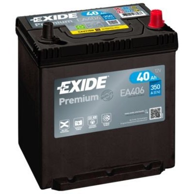 Exide Premium 12V 40Ah 350A EA406 – Hledejceny.cz