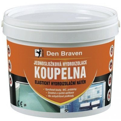 Hydroizolace koupelnová DEN BRAVEN jednosložková 5 kg – Zbozi.Blesk.cz