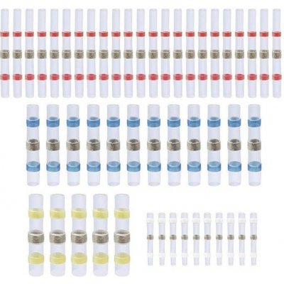 Smršťovací pájecí kabelové spojky s cínem, sada 50ks – Hledejceny.cz