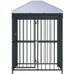vidaXL Venkovní psí kotec se střechou 120 x 120 x 150 cm – Zboží Dáma