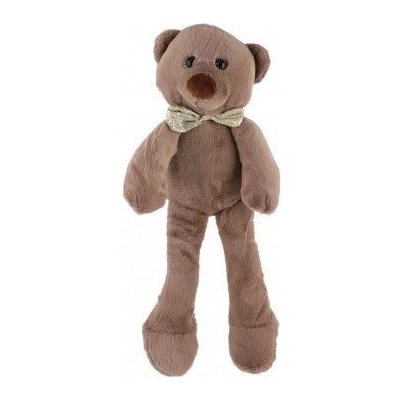 Teddies Medvěd/Medvídek sedící s motýlkem 22 cm – Sleviste.cz