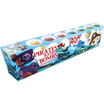 Chlapu Chlap Pirates šumivé koule do koupele pro děti 7 x 50 g – Zboží Dáma