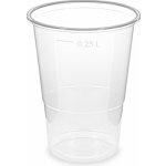 Kelímek plastový průhledný 025 l PP Ø 78 mm 76325 – Zboží Dáma
