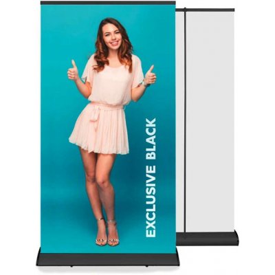A-Z Reklama CZ Přenosný Roll Up Banner EXCLUSIVE 120x200 cm Černý – Hledejceny.cz