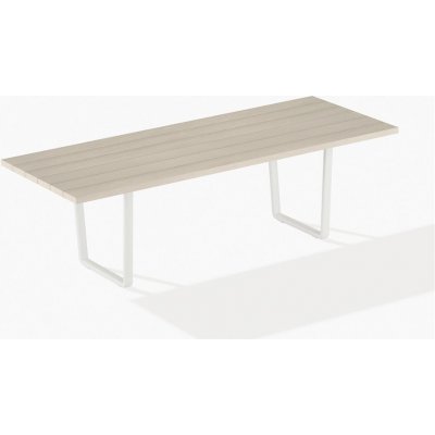 Fast Hliníkový jídlení stůl Orizon, 250x96x74 cm, rám hliník, sedací část lakovaný hliník Light Naturall – Hledejceny.cz