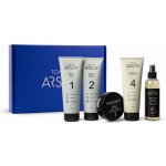 Tomas Arsov pro citlivou pokožku a oslabené vlasy GREEN TEA Šampon 250 ml + Kondicionér 250 ml + BALANCE maska 100 ml + BONFIRE Bezop. kondic. 250 ml + HAIR LIQUID Keratin.voda 200 ml dárková sada – Zboží Dáma