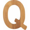 Dekorace Small Foot bambusové písmeno Q