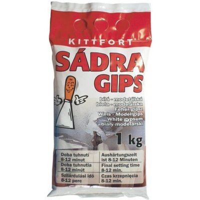 KITTFORT Sádra modelářská, bílá - 1kg – HobbyKompas.cz