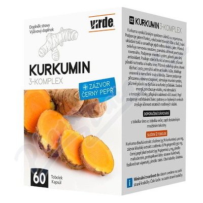 Virde kurkumin 3-Komplex 60 kapslí