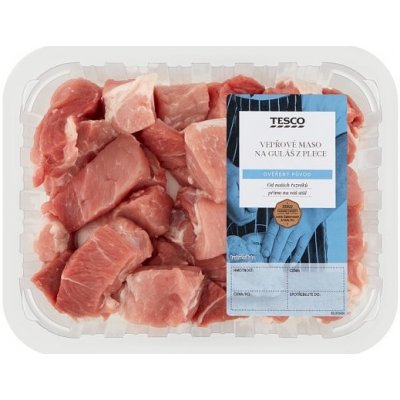 Tesco Vepřové maso na guláš z plece 500 g