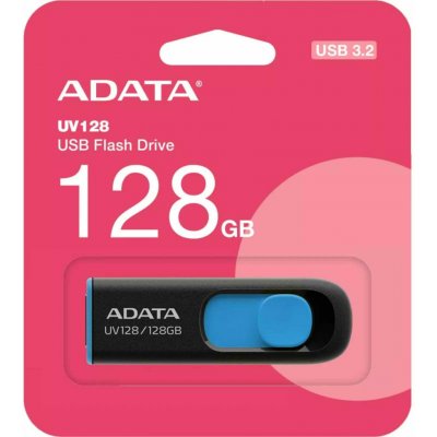 ADATA DashDrive UV128 128GB AUV128-128G-RBE – Zbozi.Blesk.cz