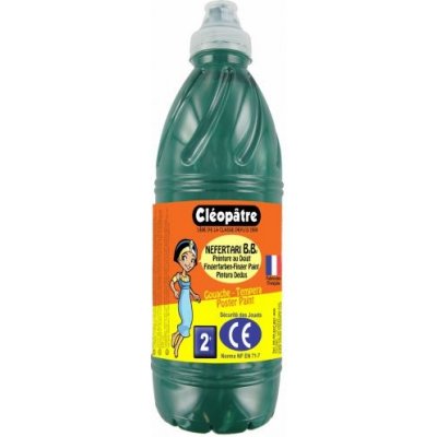 Cleopatre prstová barva tempera 1 kg tmavě zelená – Zbozi.Blesk.cz