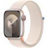 Řemínek k chytrým hodinkám Apple Watch 45mm hvězdně bílý provlékací sportovní řemínek MT5E3ZM/A