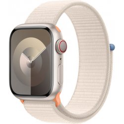 Apple Watch 45mm hvězdně bílý provlékací sportovní řemínek MT5E3ZM/A