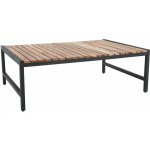 Hendi Gastrofans Nízký konferenční stolek Bolero z oceli a akácie, 1200 x 800 mm – Hledejceny.cz