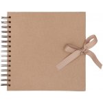 DP Craft Album kroužkové univerzální 20,5 CM X 20,5 CM SCRAPBOOK KRAFT- camel (40 PAGES) – Zboží Dáma
